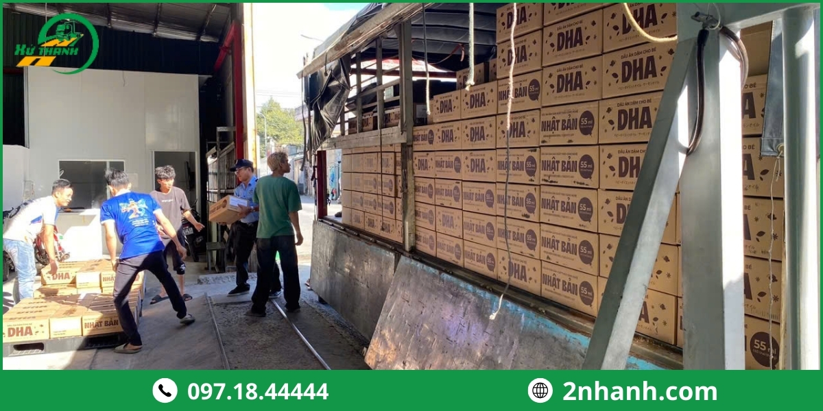 Các loại hàng thường gửi đi Long An