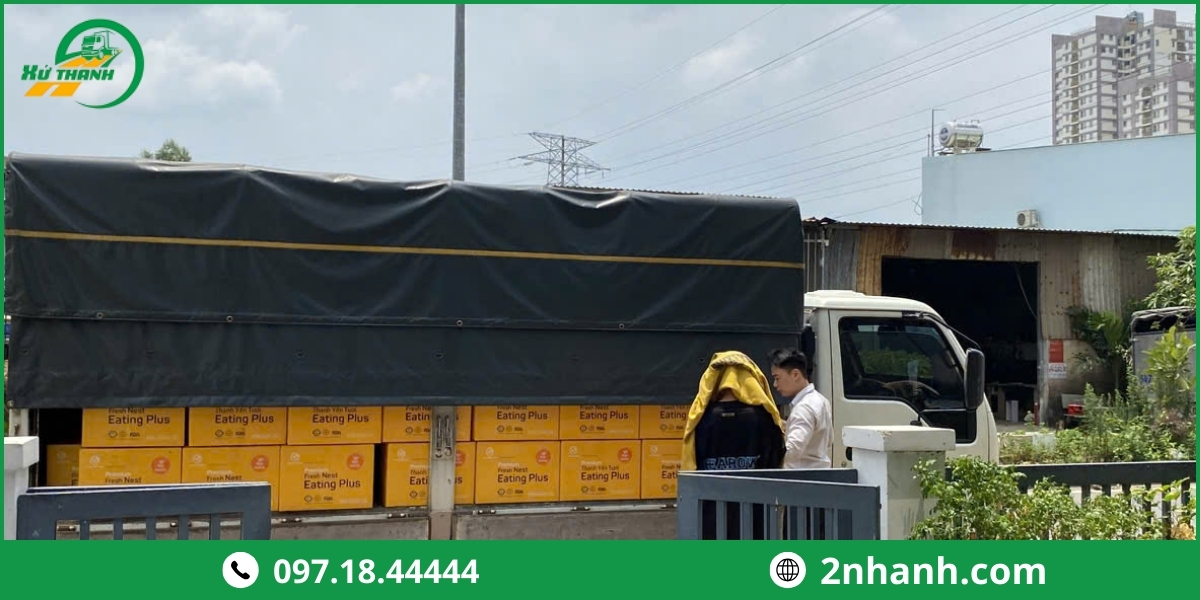 Vị trí giao nhận hàng tại TP.HCM và Long An